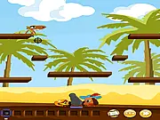 Rat Attacks free online shooter game, defend the island from pirate rats, action game with traps on PlayArcadeHub