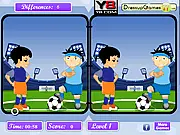 Fantasy Football Spot the Difference puzzle game free online soccer