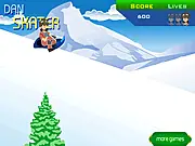 Bakugan Snow Sled free online winter sports racing game