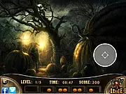 Halloween Pumpkin Sniper free online shooting game, spot and shoot pumpkins on PlayArcadeHub