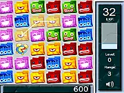 Classic Folder Mania free online puzzle game screenshot showing a grid of colored folders and the score timer