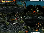 Halloween Graveyard Racing free online truck game, play spooky obstacle race on PlayArcadeHub