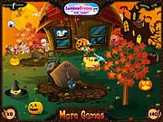Ghost Buster online hidden object game free, spooky cemetery ghost hunting