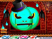 Mystery Halloween Pumpkin Lantern online game, carving and decorating a spooky jack-o'-lantern for free