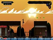 Shadow of the Ninja 2 online game screenshot, stealth platformer, ninja avoiding guards, free game