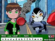 Ben 10 Omniverse Hidden Letters free online game find the object puzzle cartoon network