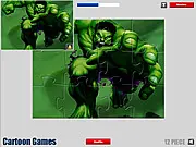 Hulk Jigsaw free online puzzle game comic book character easy medium hard expert