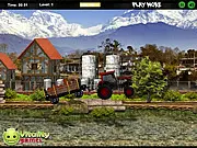 4 Wheeler Tractor Challenge free online driving game hauling loaded trailer farm
