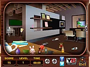 Messy Rooms Hidden Objects free online puzzle game find items cluttered scenes