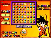 Play Dragon Ball Bejeweled free online match 3 puzzle game with Goku and star-filled Dragon Balls