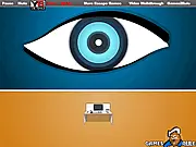 Free online Big Eye Room Escape point and click game solving puzzles to escape a locked room
