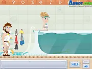 Play Babylympus free online game; Gods caregiver simulation game; baby Greek Gods daycare