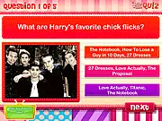 Free online trivia game One Direction Quiz Part 3 testing knowledge about the 1D boyband