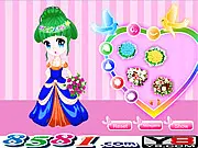 Pretty Royal Princess dress up game online, royal birthday party style, play free princess fashion game, PlayArcadeHub
