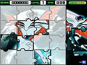 Play Ben 10 Alien Jigsaw Puzzle free online game, assembling alien character images on PlayArcadeHub