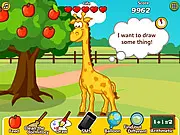 Jane Care Baby Giraffe free online game, dress up baby animal, play free zoo care game, PlayArcadeHub