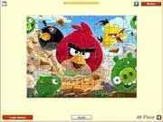 Play Angry Birds Jigsaw Puzzle free online. An image of Angry Birds characters that can be solved across multiple difficulty levels up to 192 pieces.