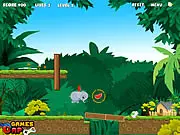 Free online strategy puzzle game Lost Heroes where players guide heroes with unique abilities to find their home and collect fruit