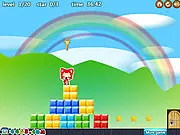 Play Rainbow Fox free online, a colorful puzzle platformer game where you guide a fox to its goal.