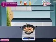 Italian Skillet Chicken cooking game online free recipe simulation