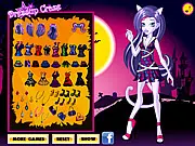 Catrina DeMew Dress Up free online game screenshot featuring Monster High fashion