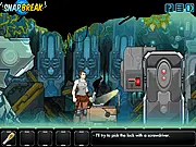 Screenshot from Lost Dream Episode 1 showing a trapped room with various interactive puzzles and a mysterious atmosphere.