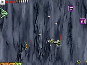 Modern Air War free online flight shooting game, a new aircraft firing missiles at enemy jets