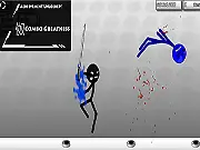 Play Berzerker Stick free online game, Blaze stickman fighting blue enemies with 10th Weapon on PlayArcadeHub