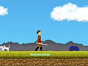 Mittens free online adventure game screenshot with a character on a quest to save the princess