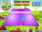 Angry Birds Table Tennis free online classic ping pong game on PlayArcadeHub