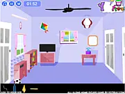 All Alone Home Escape online game, puzzle solving in a locked room to find the exit