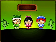 Kawaii Girls Reaction Test free online game showing a cute anime girl and a timer