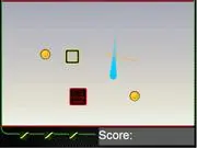 Save The Ball Drawing free online game screenshot showing a ball bouncing above drawn barrier lines
