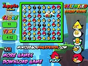 Angry Birds Bejeweled Match 3 free online game, a fast-paced puzzle where you swap Angry Birds icons to score points before the timer runs out.