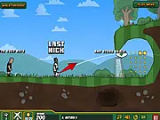 Play Soccer Balls 2 online free, physics-based puzzle game with soccer balls, custom teams and large scrolling levels, find hidden trophies and coins