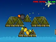 Play Cover Soldiers free online physics puzzle game. Strategically drop blocks and materials to cover and protect soldiers from an air raid.