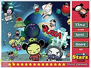 Pucca Hidden Stars free online game finding stars in Pucca cartoon images