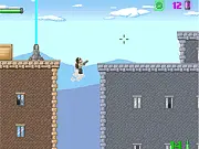 Droid Hunter Payku free action game, shoot droids online, upgrade cells, side-scrolling shooter
