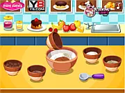 Delicious Chocolate Banana Muffins free cooking game online screenshot