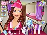 Air Hostess Last Minute Makeover free online game, dress up, fashion, stewardess makeup