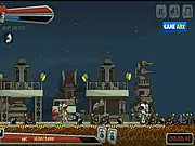 Zombies In Space free online survival game shooting action level-ups weapons achievements