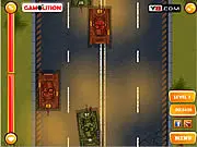 Play Battle Tank Killing Spree free online game, crashing tank into enemies with power-ups