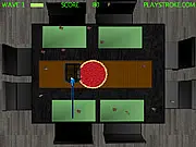 Flies Pie Defender game play free online action protect pie