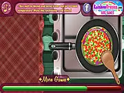 Chef Oti's Cooking Lesson: Ratatouille gameplay screenshot, featuring sliced vegetables and a kitchen setting