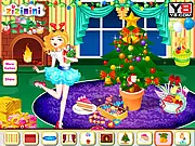 Zizi Christmas Room Decor free online game for girls decorating room