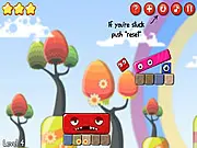 Monsterland 2: Junior Revenge free online physics puzzle game, reuniting the small and large monsters