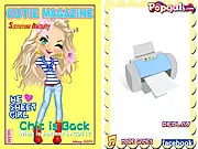 Play Cutie Magazine Makeover free online game. Dress up a model and design the fashion magazine cover.