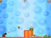 Frog Love Candy free online physics puzzle game featuring Big Pota the frog and a cannon on PlayArcadeHub
