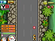 One Way Rush free online driving game screenshot avoiding fast traffic on PlayArcadeHub