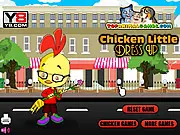 Chicken Little Dress Up online cartoon character fashion game screenshot